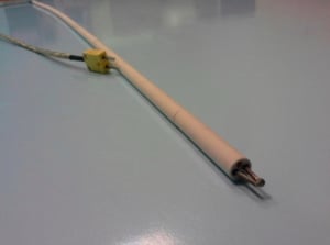 Thermocouple-wire-with-ceramic-spacers