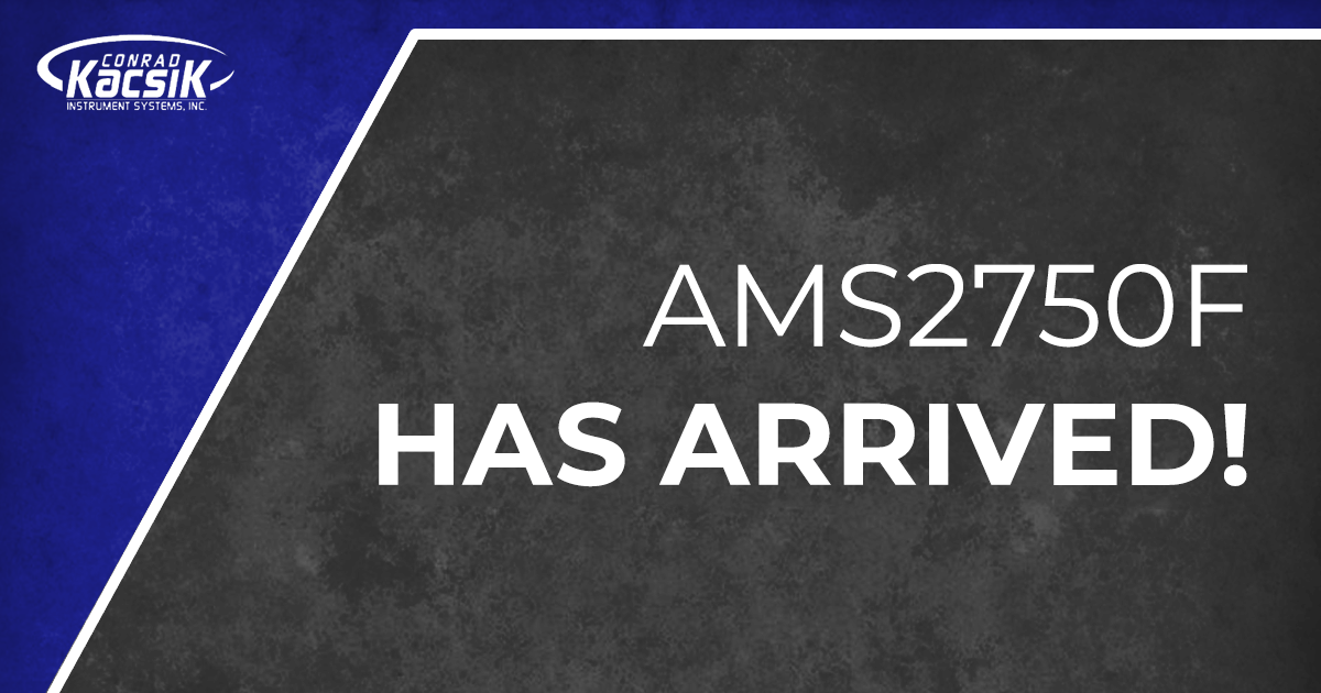 AMS2750F Has Arrived!